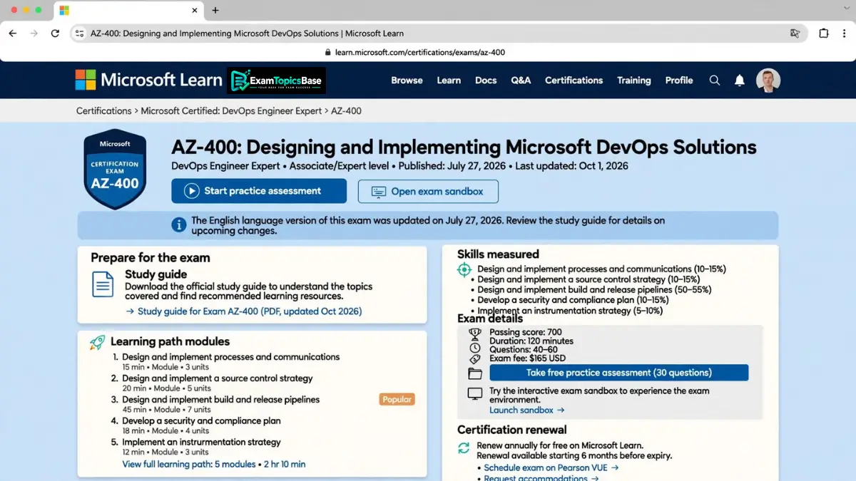 review-az-400-exam-preparation-resources-on-microsoft-learn review-az-400-exam-preparation-resources-on-microsoft-learn