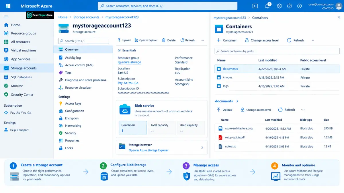 configure-azure-storage-for-az-104-exam-preparation