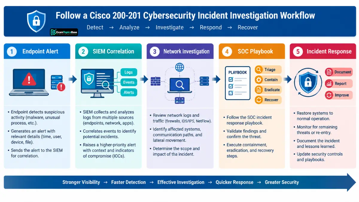 follow-a-cisco-200-201-cybersecurity-incident-investigation-workflow